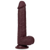 LIKETRUE Gode réaliste Slidy Cock 17 x 4cm Marron